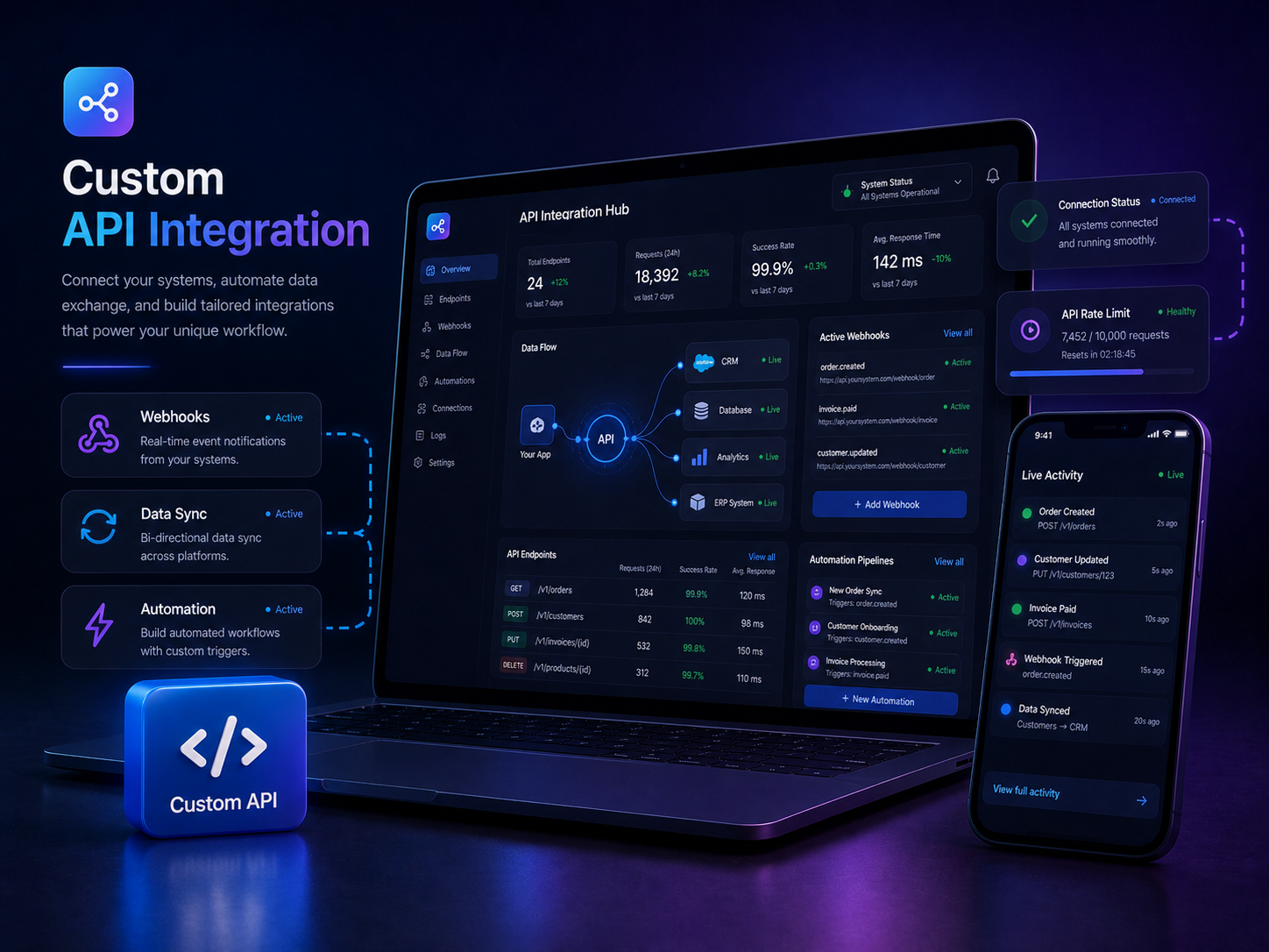 Custom API Integration logo