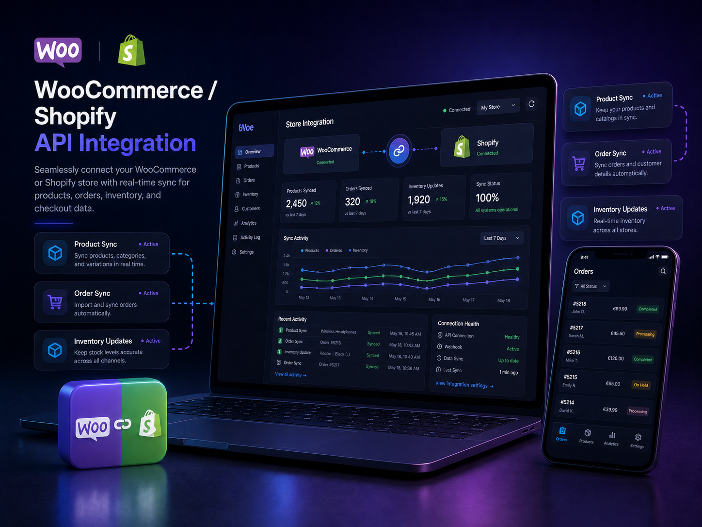 WooCommerce / Shopify API